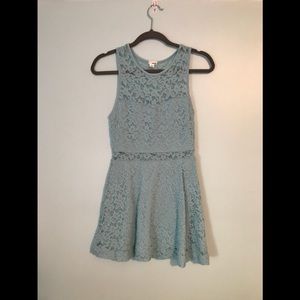 Garage Blue Lace Dress
